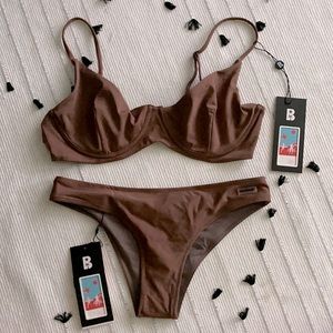 Chocolate swim bikini